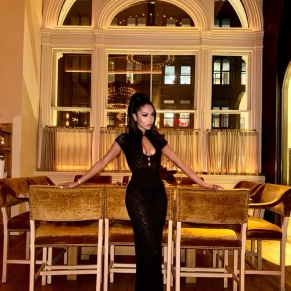 Kora Maxi Dress Black - Picture 4 of 5